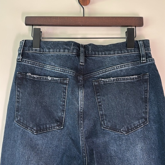 FREE PEOPLE WE THE FREE DISTRESSED, FRAYED HEM, BUTTON FLY JEANS 31 - Picture 12 of 12